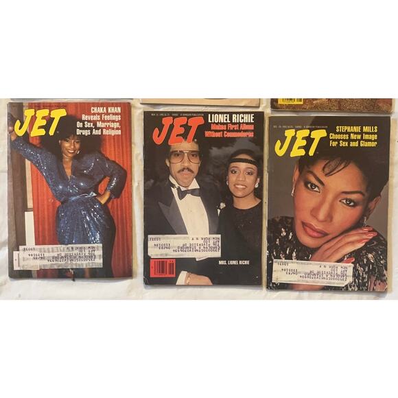Vintage Jet Magazines Lot (12) 1982 Chaka Khan, Tina Turner, Lionel Richie - Picture 7 of 9